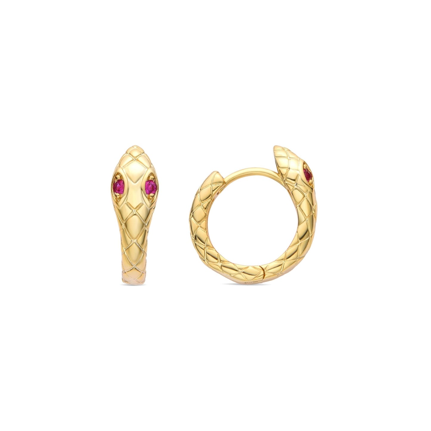 Pendientes acabado baño oro 18K