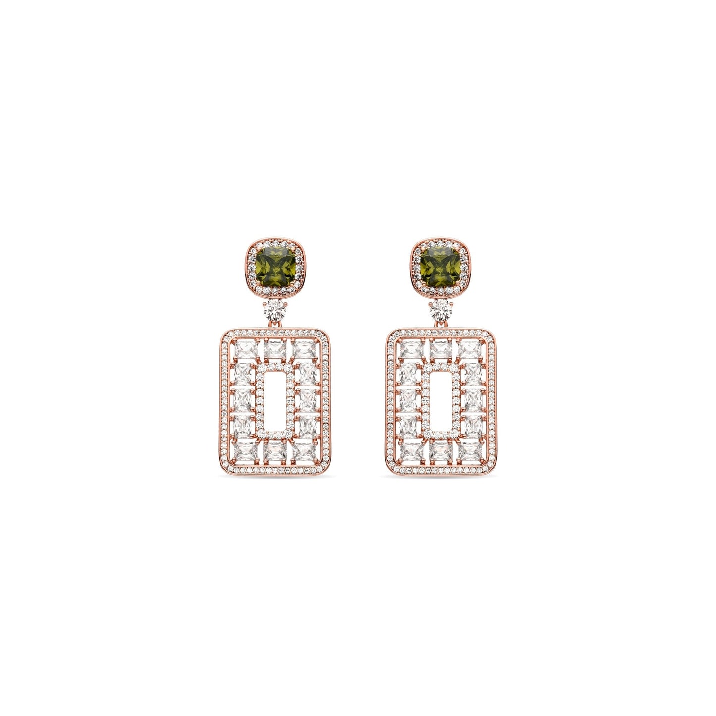 Pendientes acabado en oro 18k