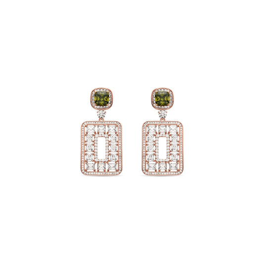 Pendientes acabado en oro 18k