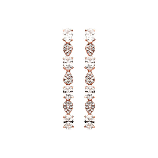 Pendientes acabado en oro 18k