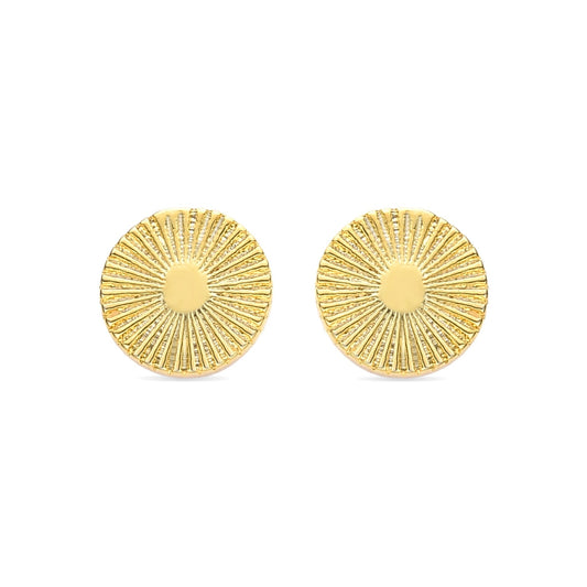 Pendientes acabado en Oro amarillo de 18 Kts