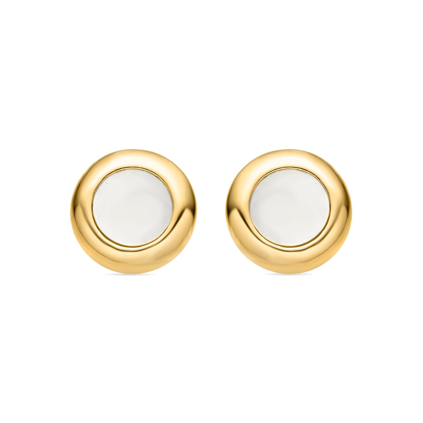 Pendientes acabado en oro amarillo de 18 kts