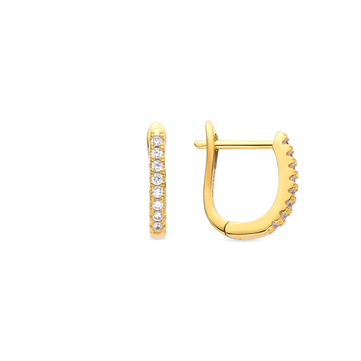 Pendientes acabado en Oro amarillo de 18 Kts