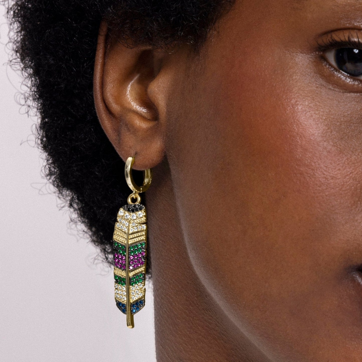 Pendientes acabado en oro amarilo 18k