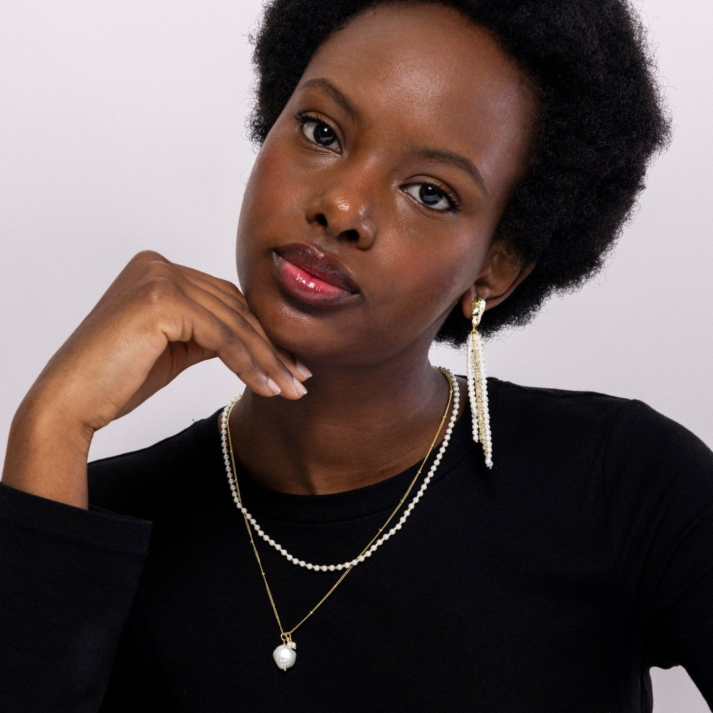 Pendientes acabado en oro amarilo 18k