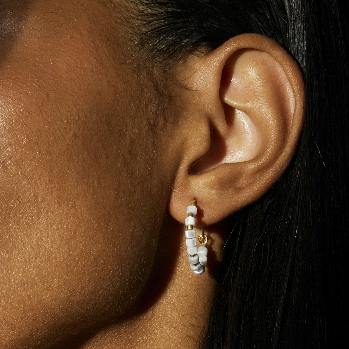 Pendientes acabado oro 18k