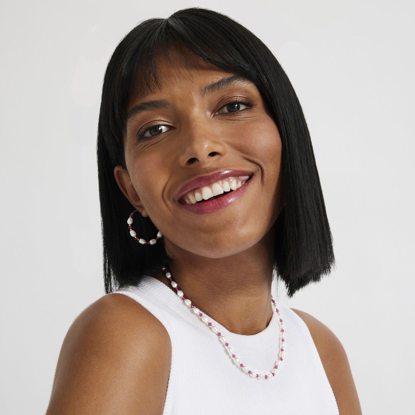 Pendientes acabado oro 18k