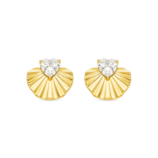 Pendientes acabado oro 18k