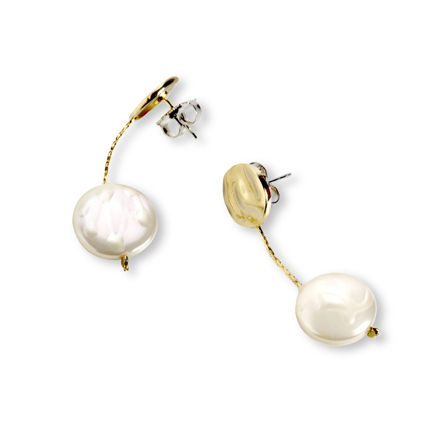 Pendientes acabado Oro Amarillo de 18 Kts