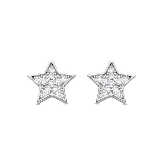 Pendientes acabado plata