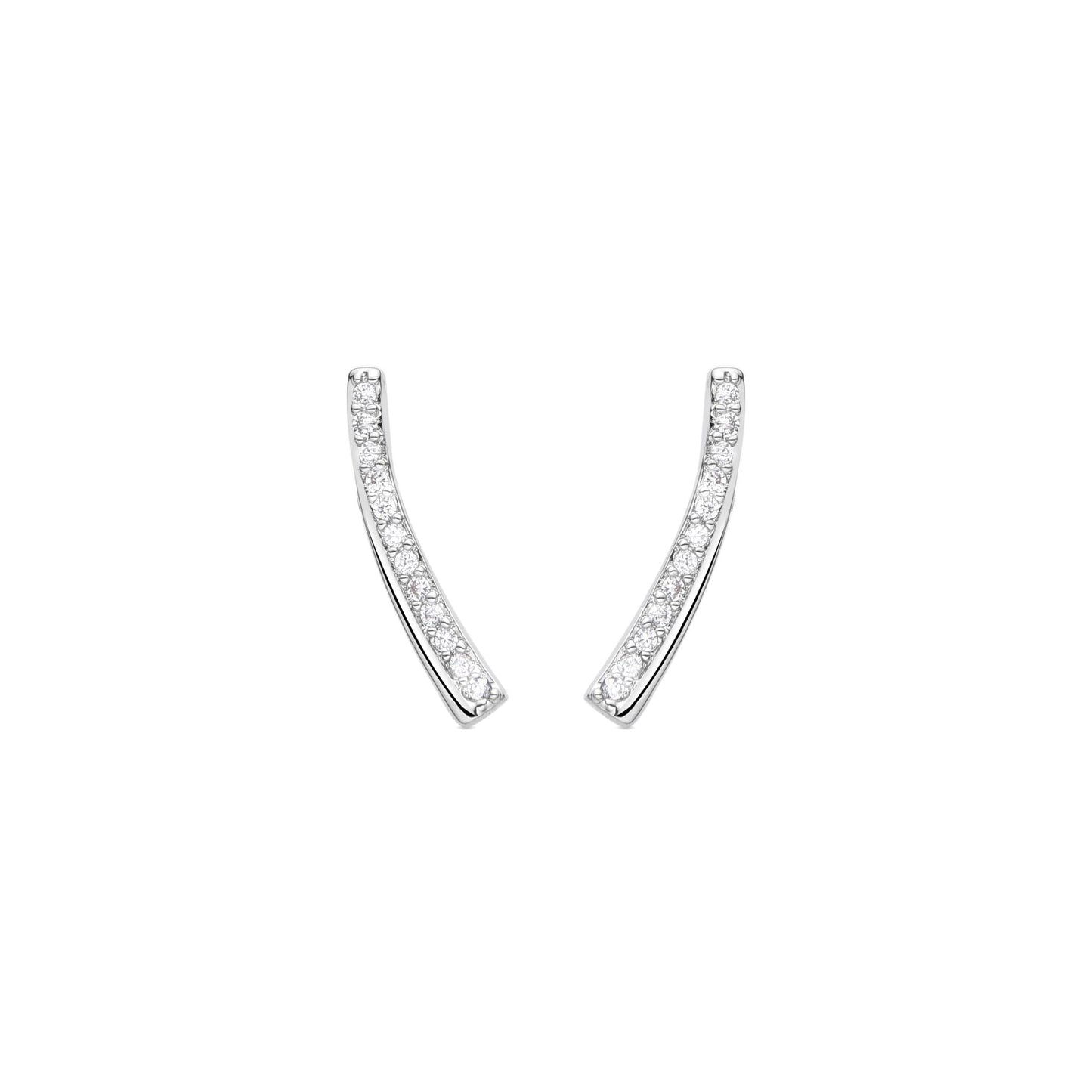 Pendientes acabado plata