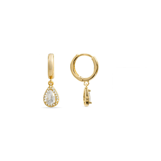 Pendientes acabados en oro 18k