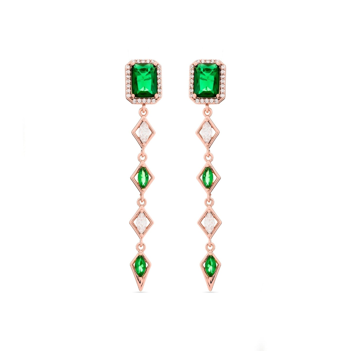 Pendientes acabados en oro 18K