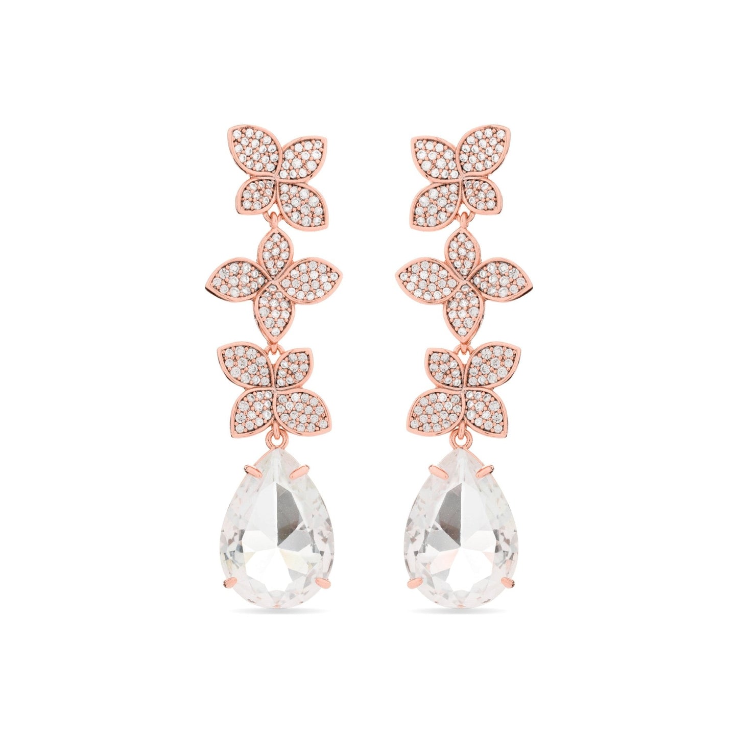 Pendientes acabados en oro 18K