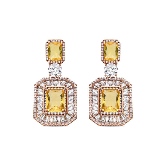 Pendientes acabados en oro 18K