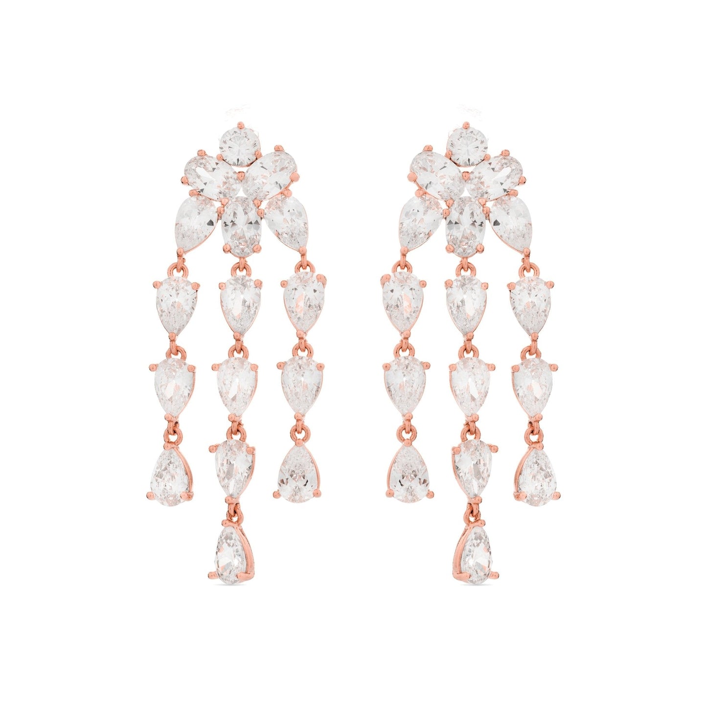 Pendientes acabados en oro 18K