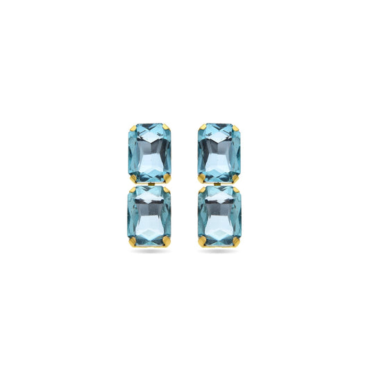 Pendientes acabados en oro amarillo 18k