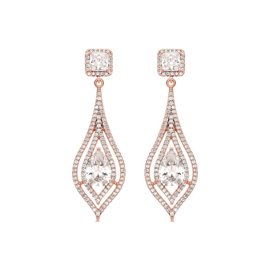 Pendientes acabados en oro amarillo de 18K