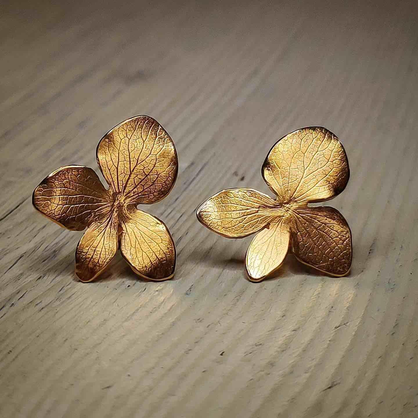Pendientes Flor de Hortensia