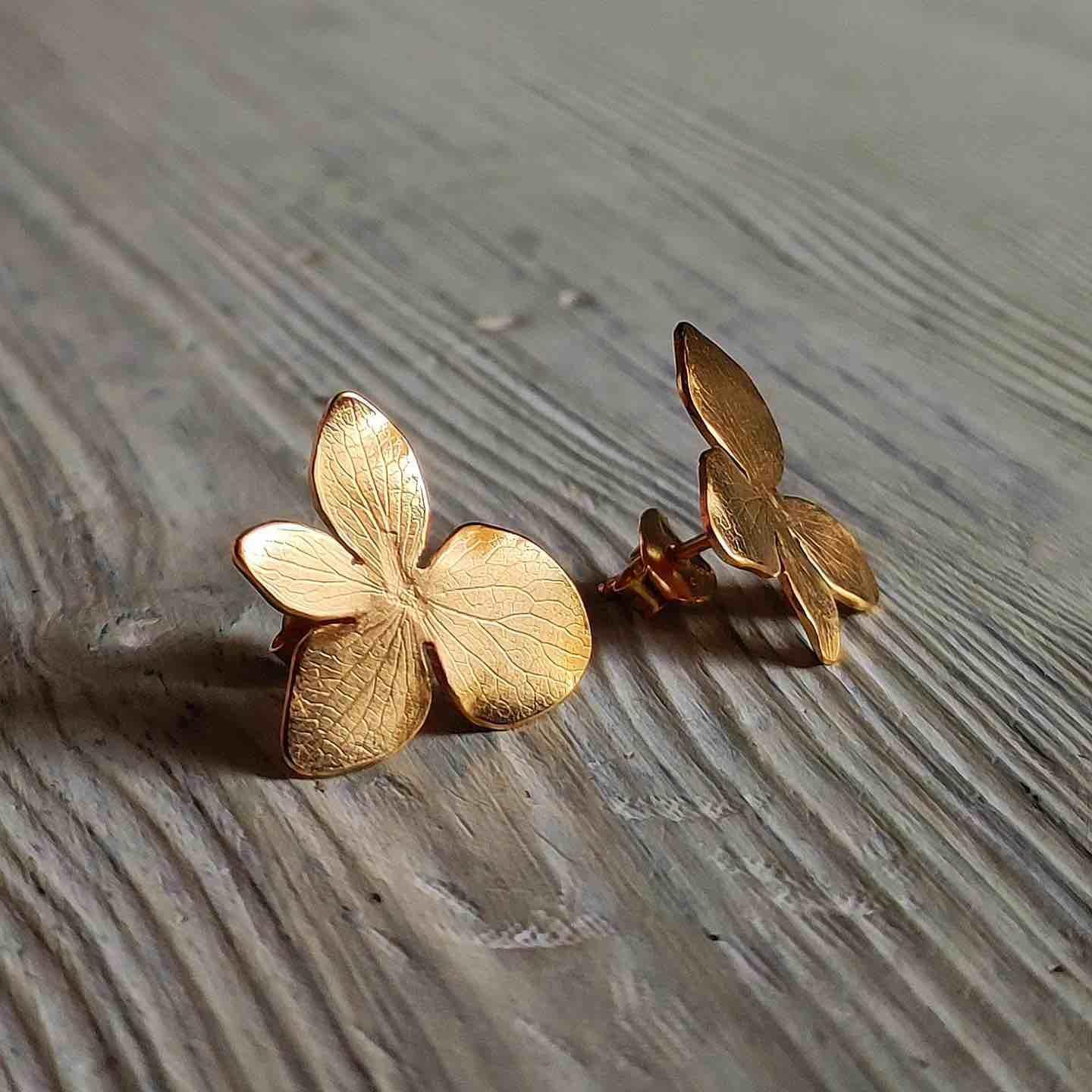 Pendientes Flor de Hortensia