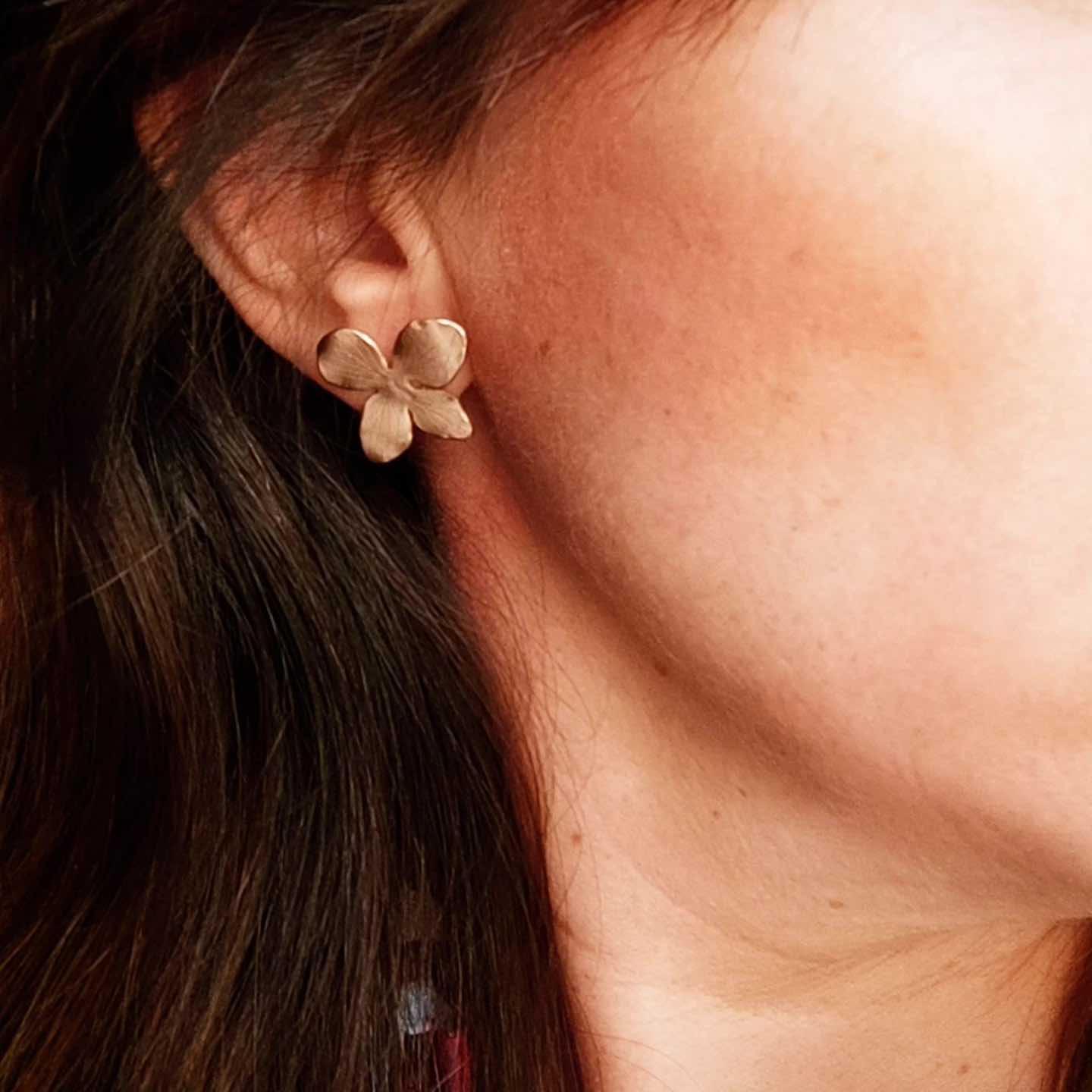 Pendientes Flor de Hortensia