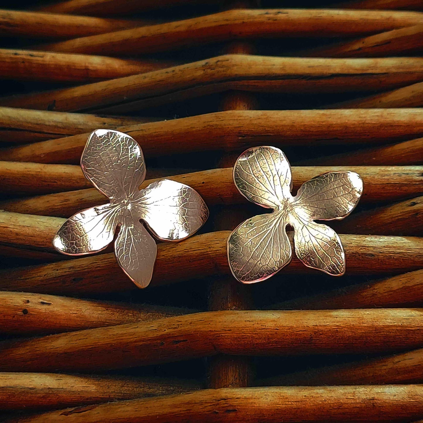 Pendientes Flor de Hortensia