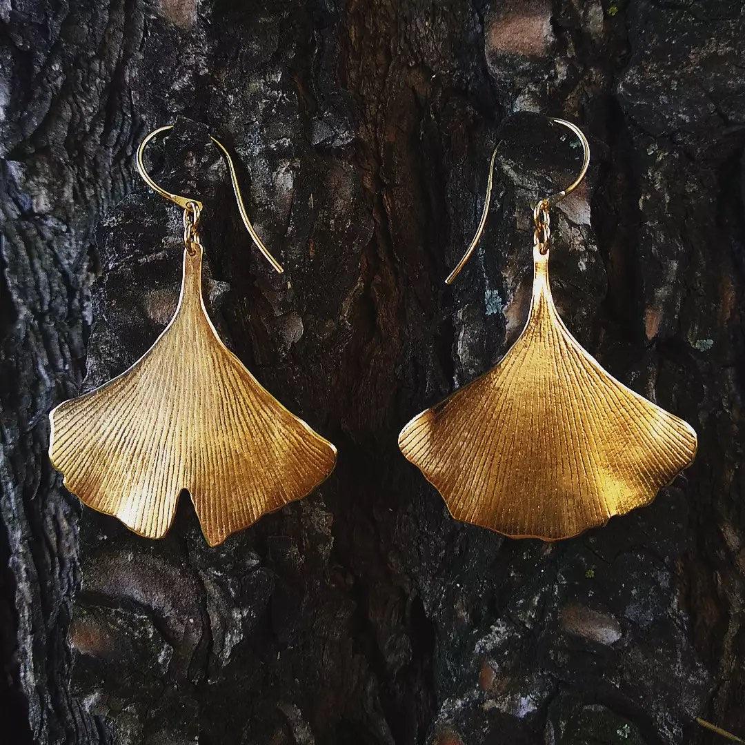 Pendientes Ginkgo Biloba