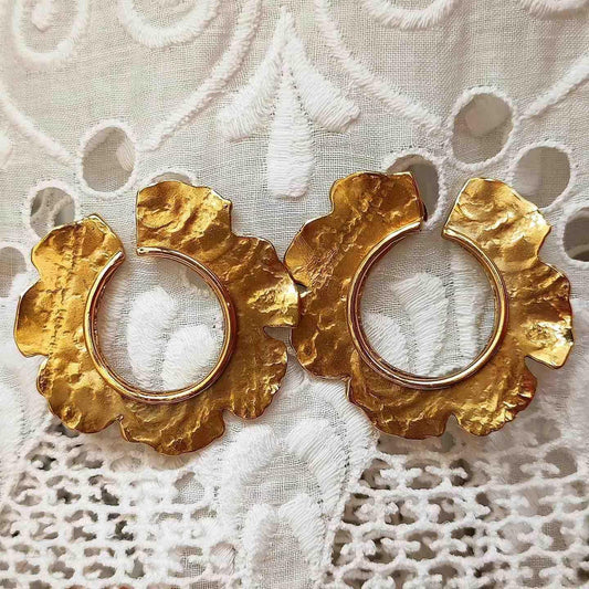 Pendientes Aros Flor de Loto