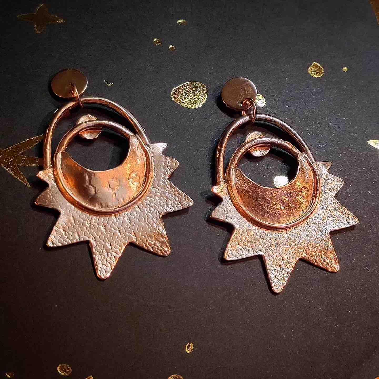 Pendientes Sol y Luna