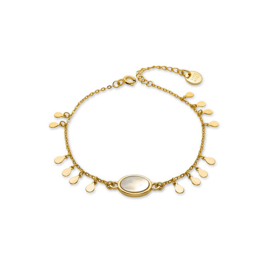 Pulsera acabado en oro 18k