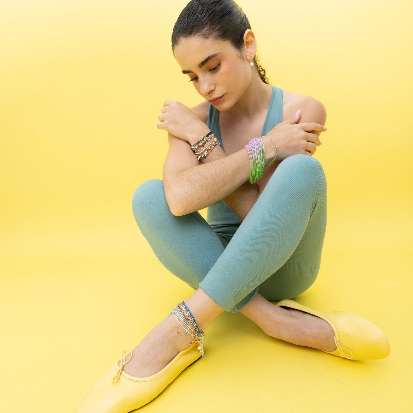 Pulsera acabado en Oro Amarillo de 18 Kts