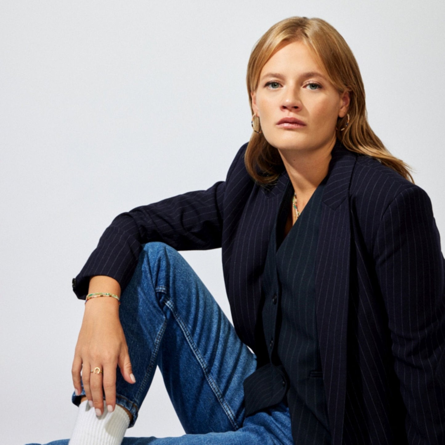 Pulsera acabado en Oro amarillo de 18 Kts.