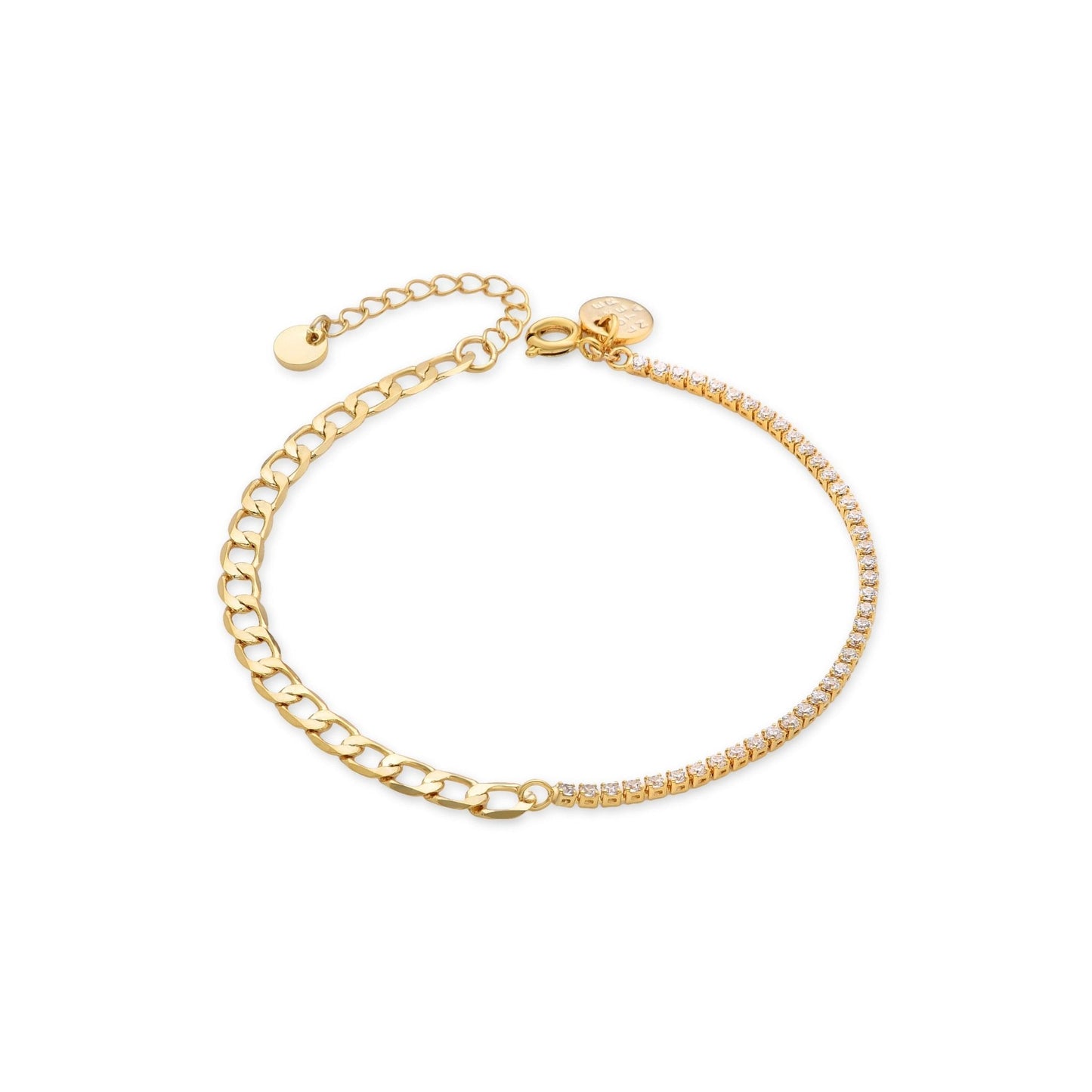 Pulsera acabado en Oro amarillo de 18 Kts