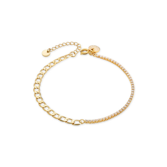 Pulsera acabado en Oro amarillo de 18 Kts