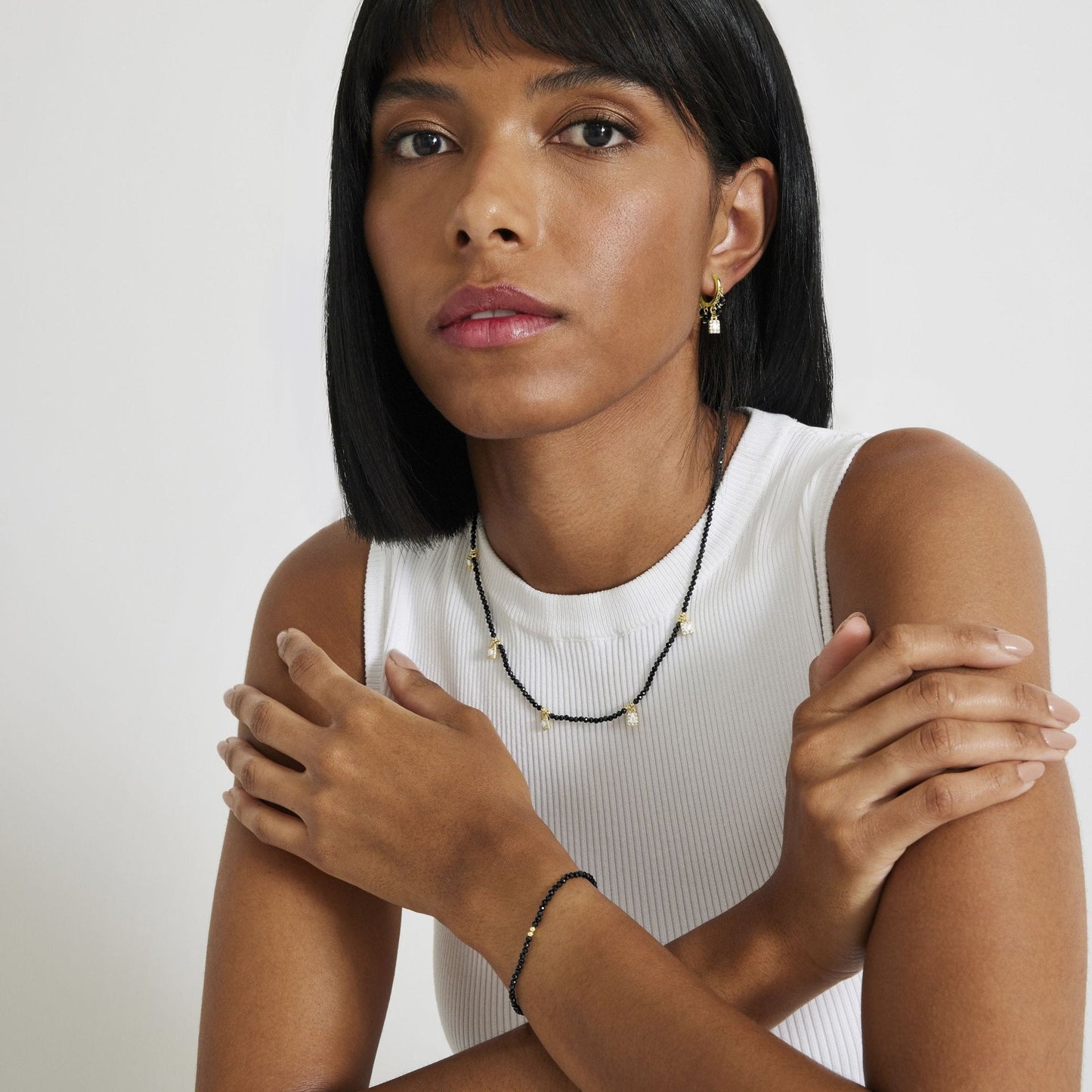 Pulsera acabado oro 18k