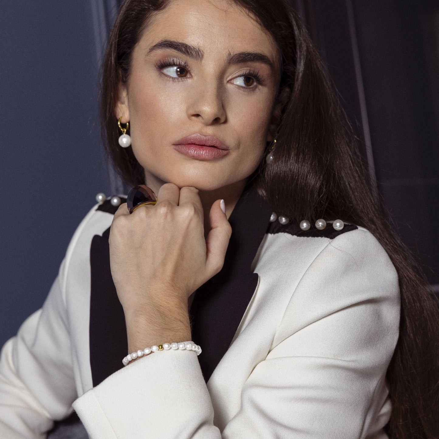 Pulsera acabado oro 18k