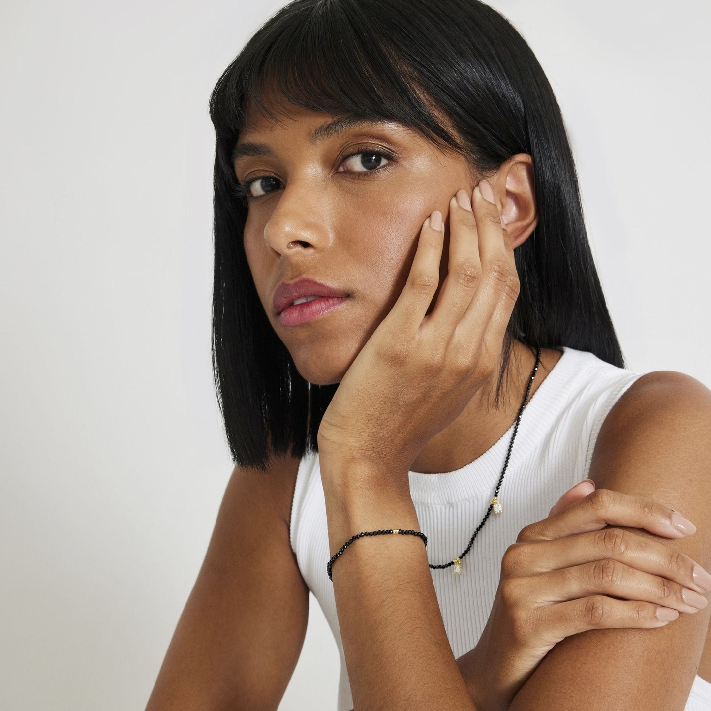 Pulsera acabado oro 18k