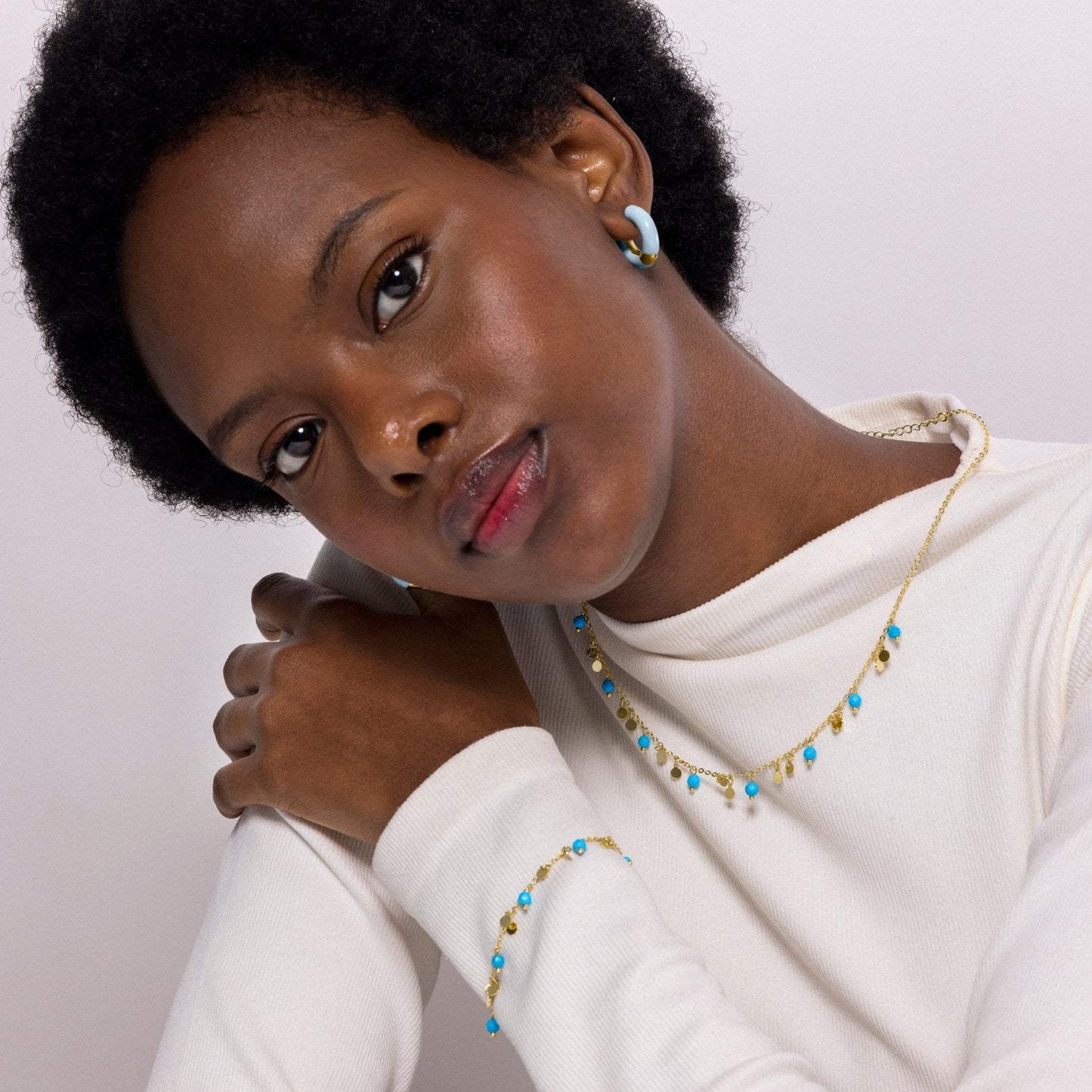 Pulsera Fawya acabada en oro amarilo 18k