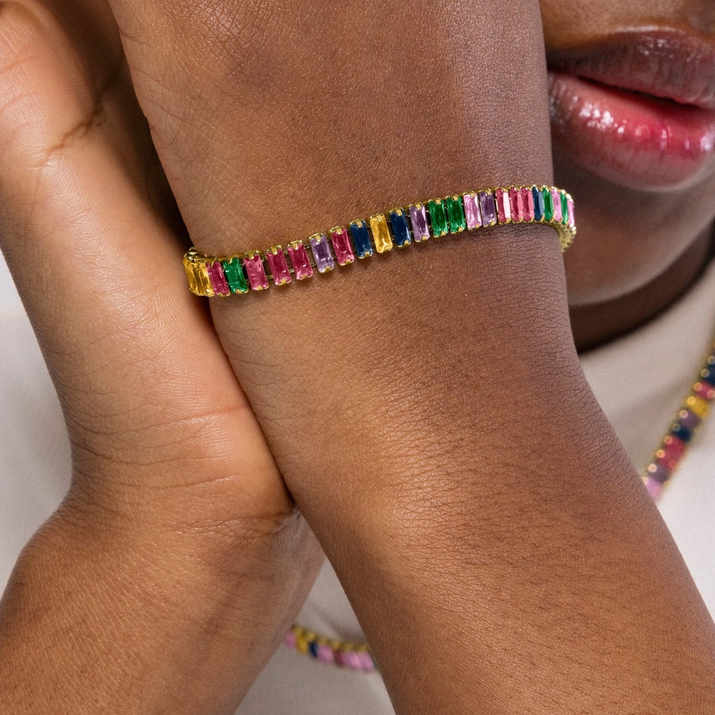 Pulsera Gorys acabada en oro amarillo 18k