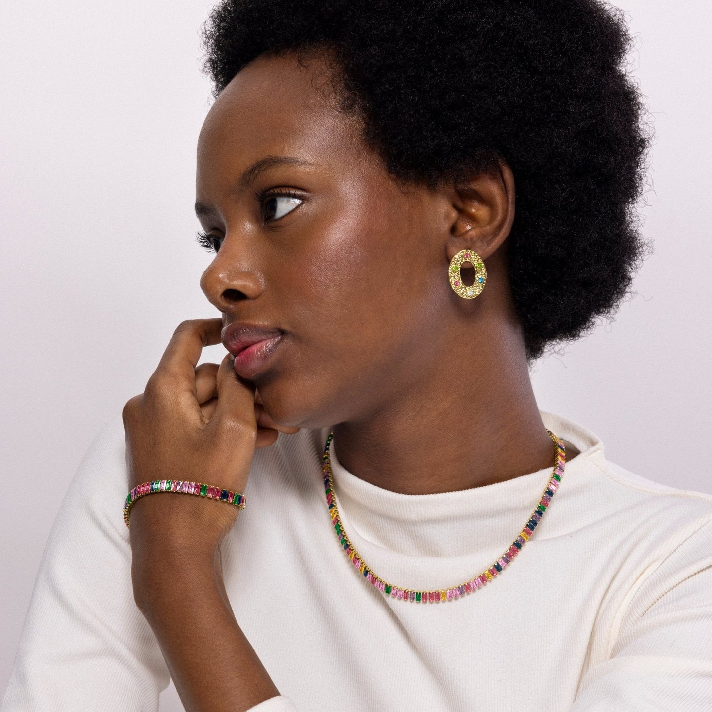 Pulsera Gorys acabada en oro amarillo 18k