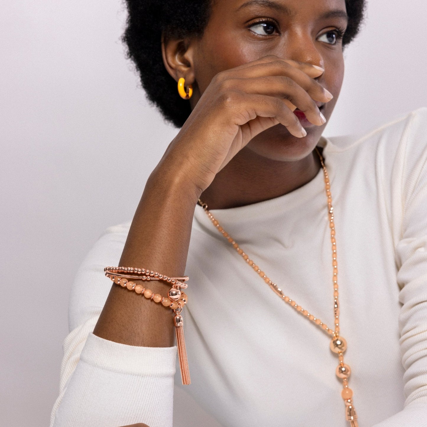 Pulsera Nereb acabada en oro amarillo 18K