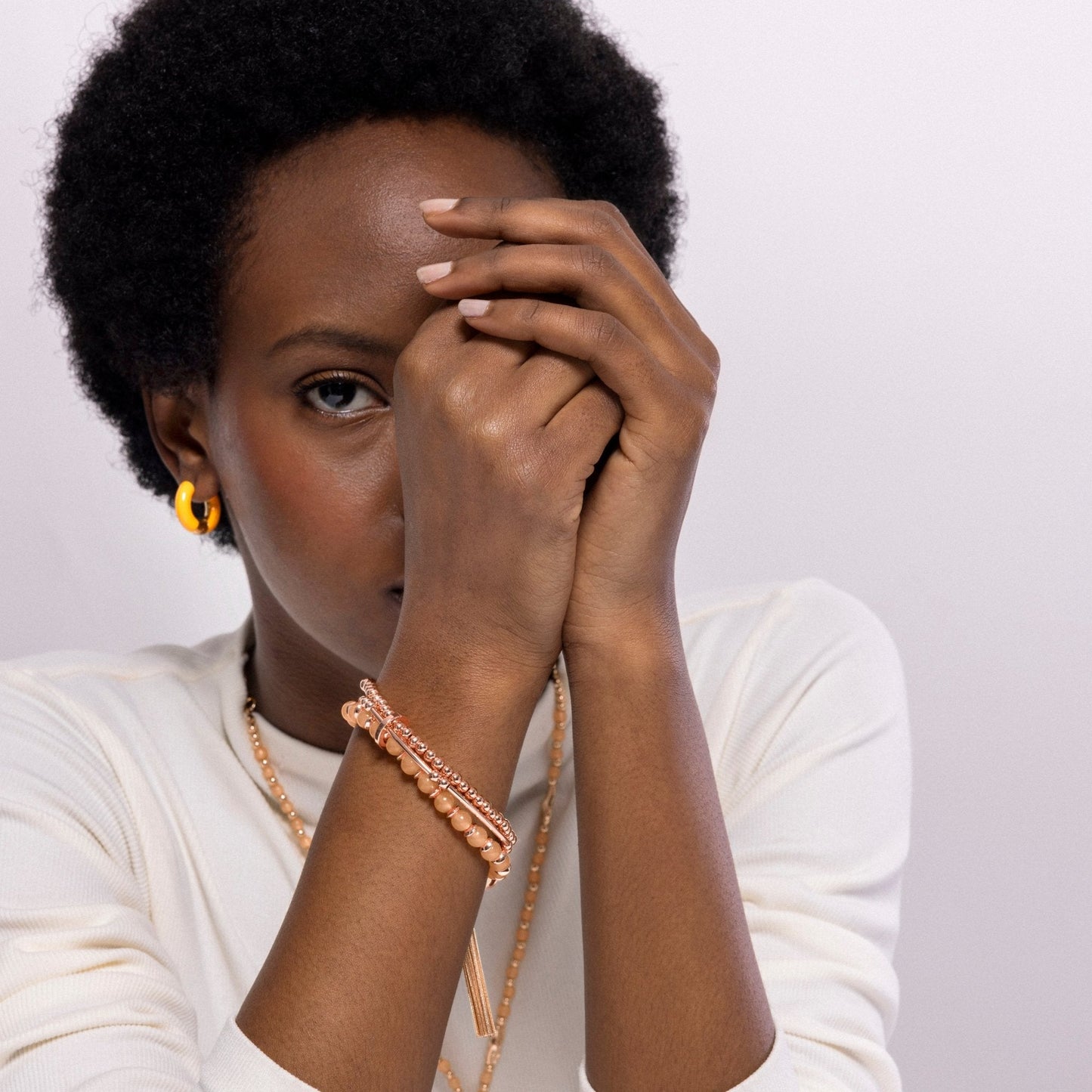 Pulsera Nereb acabada en oro amarillo 18K