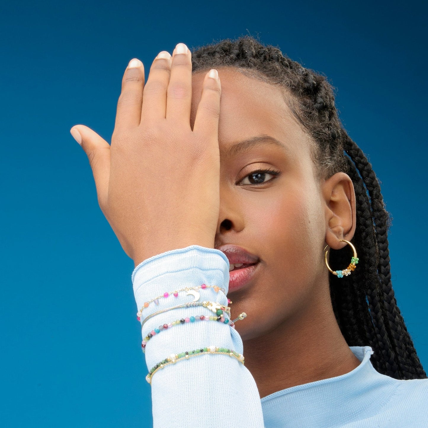 Pulsera Rayja acabada en oro amarilo 18k