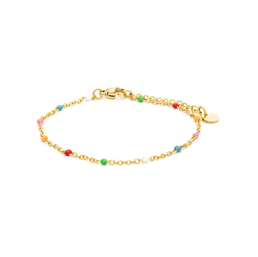 Pulsera Ukdra acabada en oro amarillo 18k
