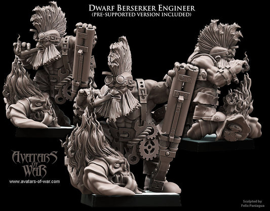 Dwarf berseker engineer, Avatars of War