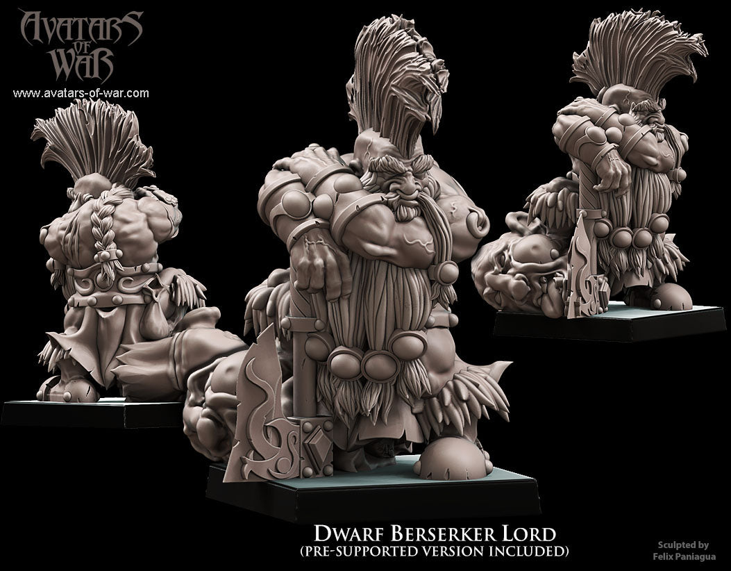 Dwarf berseker lord, Avatars of War