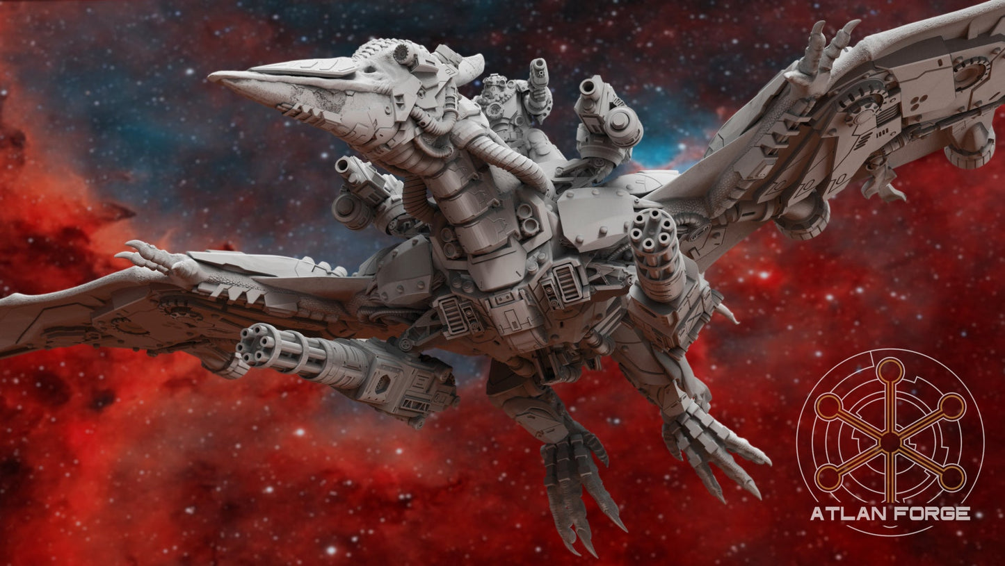 Cybernetic Pteranodon, Atlan Forge