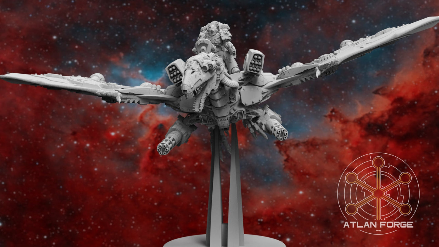 Cybernetic Pteranodon, Atlan Forge