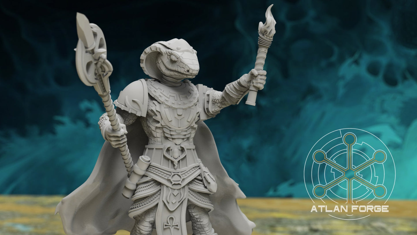 Aegyptus Reptilian Sorcerers, Atlan Forge