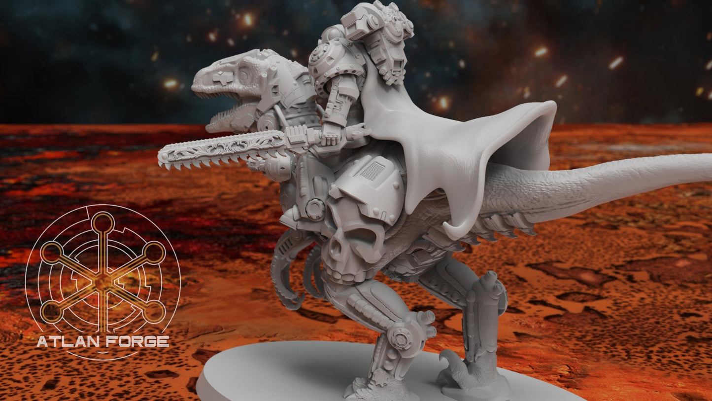 Cyber Velociraptor Riders, Atlan Forge